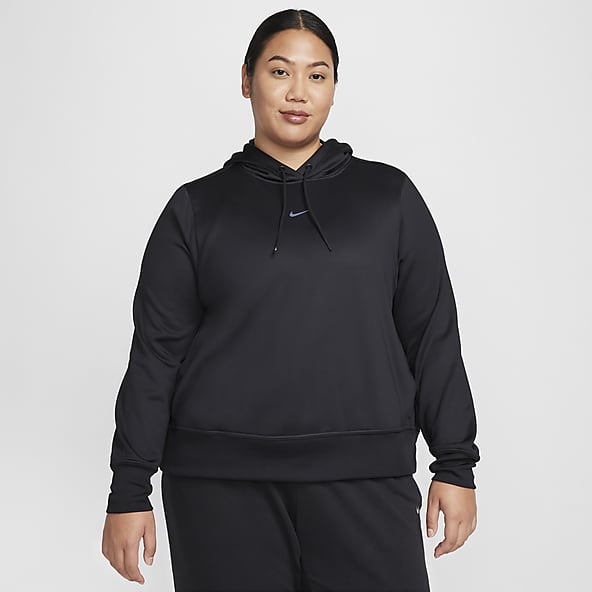 Nike hoodie with thumb holes womens deals